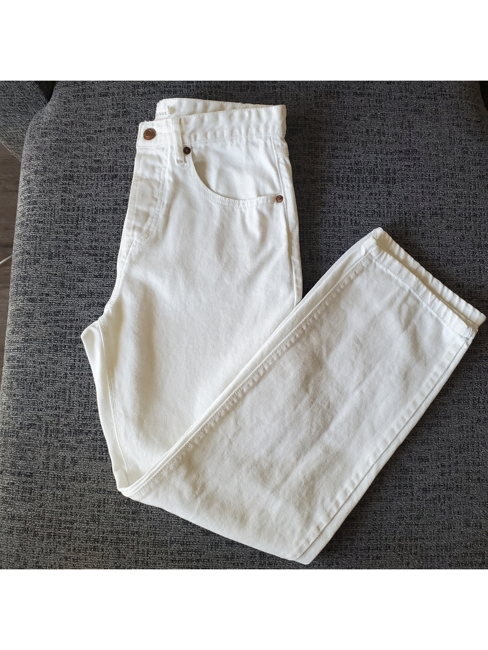 Avec Les Filles White High Rise Jeans